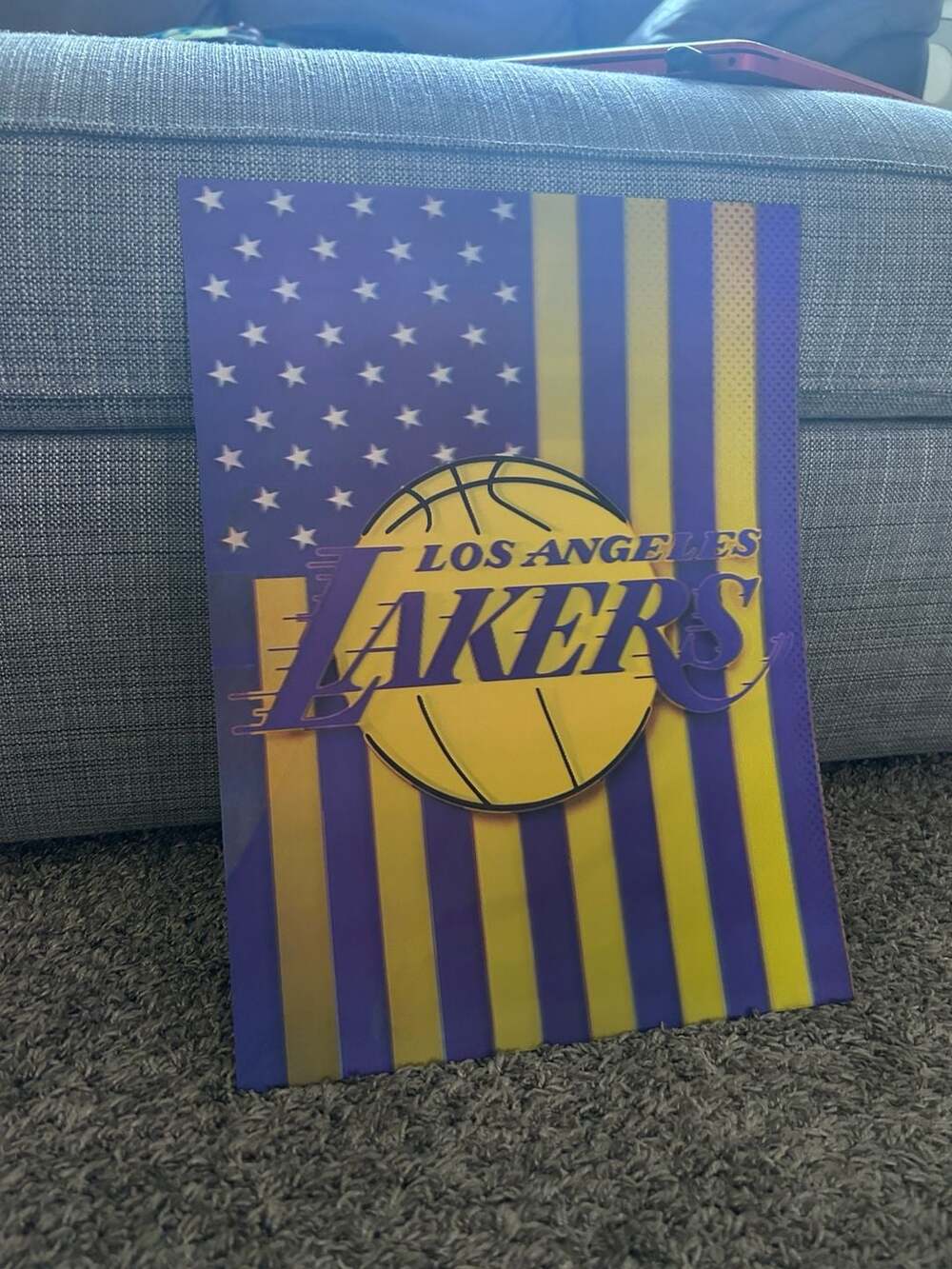 Los Angeles Lakers 3D Lenticular Wall Art Poster